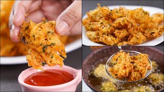 CRISPY POTATO LACCHA PAKORA  ALOO LACCHA PAKORA  CRUNCHY POTATO PAKODA RECIPE  ALOO PAKORA [upl. by Thelma]