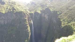 Jinbar Waterfall  Simien Mountains [upl. by Aihtibat999]