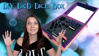 DIY DampD Dice Box [upl. by Nnaitsirk]