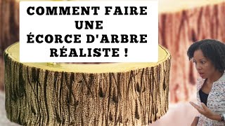 Écorce darbre réaliste 😲 Comment obtenir un effet tronc darbre [upl. by Annora260]