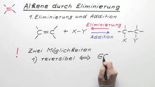 Alkene durch Eliminierung  Chemie  Organische Chemie [upl. by Legnaros524]