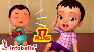 Beda Beda Magu Alabeda  Cry Baby  Kannada Rhymes for Children  Infobells [upl. by Carr]