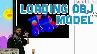 187 Loading OBJ Model  WebGL and p5js Tutorial [upl. by Epul]