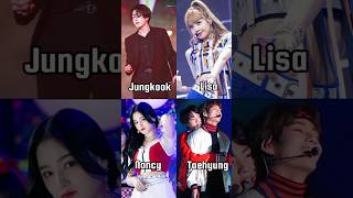 BTS Blackpink Momoland Dance 🔥 who is best 😍 Jungkook Lisa Nancy Taehyung bts kpop shorts [upl. by Anamor]