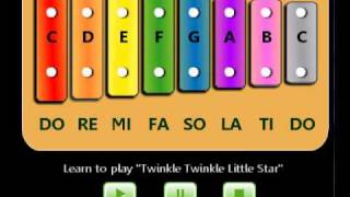 Little Xylophone  How to play quotTwinkle Twinkle Little Starquot basic music skills for kids [upl. by Thirion]