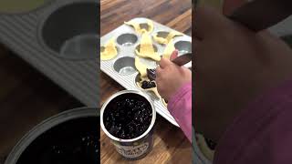 BLUEBERRY PIE BITES  DESSERT RECIPE shorts [upl. by Alexandr]