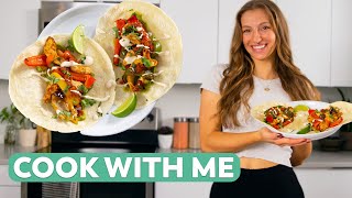 AIR FRYER CHICKEN FAJITAS  The Easiest Weeknight Dinner Recipe Cook With Me [upl. by Jerz]