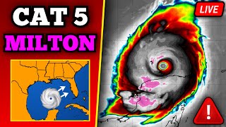 🔴 BREAKING Hurricane Milton Becomes Worst Hurricane In Years  Catastrophic Impacts In Florida Soon [upl. by Parrie]