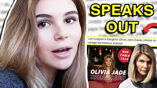 OLIVIA JADE SPEAKS OUT AFTER COLLEGE SCANDAL [upl. by Aizirk]