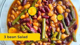 3 BEAN SALAD RECIPE SOUTH AFRICA  Nutritional Three Bean Side Salad [upl. by Magnusson]