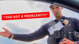 YOU WONT BELIEVE WHY THIS COP PULLS ME OVER CONFRONTATIONAL [upl. by Nabru]