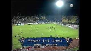 Yugoslavia Serbia amp Montenegro vs Croatia 26 Under 21  1999 belgrade [upl. by Auhel709]