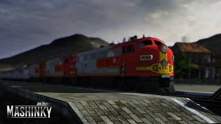 Mashinky MOD  Santa Fe Express [upl. by Romaine779]