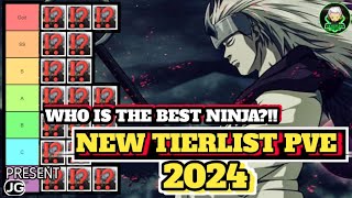 NEW TIERLIST 2024 FOR PVE ULTIMATE NINJA AFK  CHAOS AND PEACE [upl. by Floris]