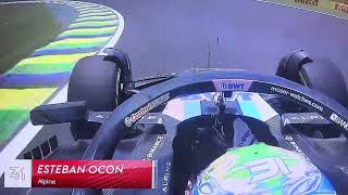 F1 Onboard Esteban Ocon Alpine FP BRAZIL GP🇧🇷 2024 [upl. by Aley]