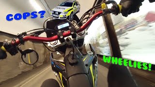 Ride To School  Fantic 125 2019 Tester ny mikrofon og litt wheelies Norsk Motovlog [upl. by Carlita]