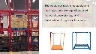 Nestainer stackable storage racks  HML [upl. by Plafker]