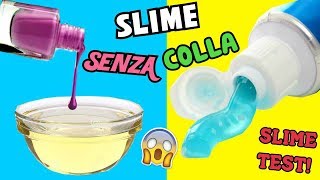 5 SLIME SENZA COLLA RICETTE SUGGERITE DA VOI SLIME TEST Iolanda Sweets [upl. by Stormi]