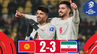 IR Iran defy the comeback  Kyrgyz Republic  IR Iran  Highlights AsianQualifiers  Road To 26 [upl. by Suivart36]