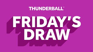 The National Lottery Thunderball draw results from Friday 15 March 2024 [upl. by Glinys]