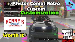 Pfister Comet Retro Custom Customization And Review GTA Online [upl. by Annodam]