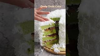 Onde Onde Cake bakewithpaws ondeondecake cakes birthdaycake cakerecipe [upl. by Katerina]