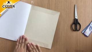 Master Cover SelfAdhesive Book Cover Roll Colouringwith Slide Cutter Instruction [upl. by Tilagram]