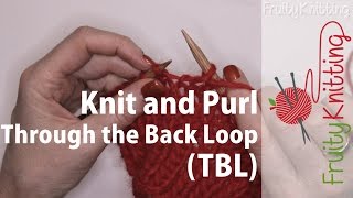 Knitting p2tog tbl 2 methods [upl. by Acino]