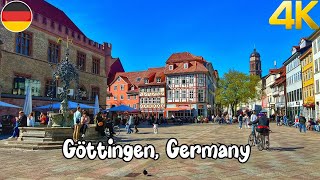 Göttingen Germany walking tour 4K  A beautiful German city [upl. by Heilman]