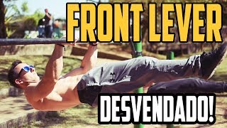 Front Lever  Progressões para iniciantes [upl. by Lewan597]