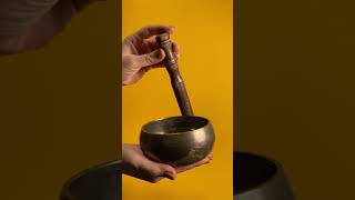 Singing Bowl For Positive Energy Tibetan Healing Music 🎶 shorts fyp singingbowl soundhealing [upl. by Amliv543]