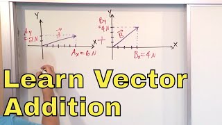 03  Add amp Subtract Vectors Using Components Part 1 Calculate the Resultant Vector [upl. by Airdni109]