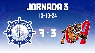 JORNADA 3 RESUMEN  Tigres de Aragua 3  Navegantes del Magallanes 7  2425 131024 [upl. by Adlar549]