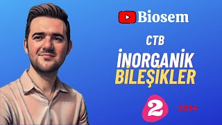 İnorganik Bileşikler  39 Günde TYT Biyoloji Kampı2  9 Sınıf Biyoloji Kampı2 yks2024 [upl. by Nirahs]