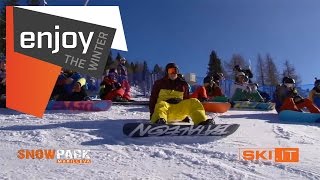 Marilleva Snowpark nella Skiarea Campiglio Dolomiti di Brenta in Val di Sole [upl. by Aletse]