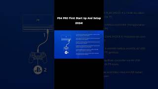 PS4 PRO First Start Up And Setup 2024 [upl. by Sina734]