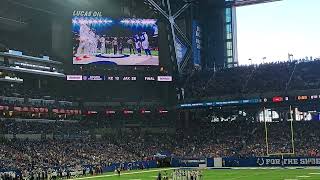 Colts vs Broncos coin toss [upl. by Glavin515]