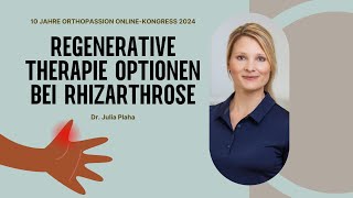 Regenerative Therapieoptionen bei Rhizarthrose Schonende Behandlung für Gelenkschmerzen im Daumen 👍 [upl. by Eladnyl]