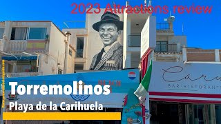 Torremolinos 🇪🇸 La Carihuela Beach amp Promenade should it be on your itinerary well lets see [upl. by Hessney]