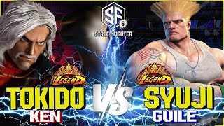 SF6 ▰ Tokido Ken vs Syuji Guile ▰ Street Fighter 6 High Level Gameplay [upl. by Daza573]