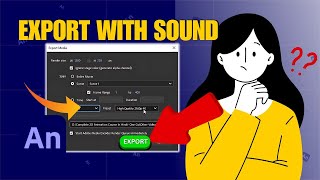 Adobe Animate Video Export How to Include Audio in Your Video [upl. by Leod]