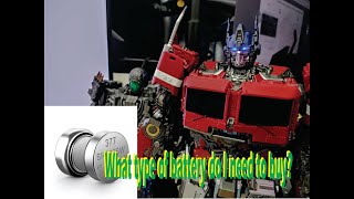 How to Change Battery on MD001 DLX ThreeZero KO Optimus Prime Accessories [upl. by Merrick842]