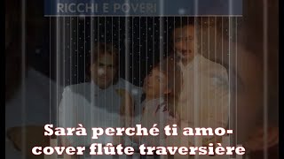 Sara perche ti amo cover flûte traversière [upl. by Alaekim]