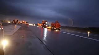 Winterdienstübung am Hannover Airport [upl. by Anahpos]