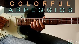 Colorful Arpeggios For JazzFusion  TheGuitarLabnet [upl. by Adiahs119]