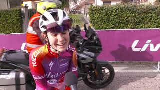 Niamh Fisher Black post race Trofeo Alfredo Binda [upl. by Jeraldine]