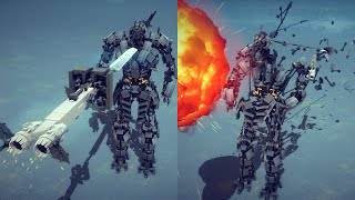 Transformer Masterpieces Destroyed by Various Exotic Missiles  Besiege [upl. by Marga914]