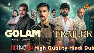 GOLAM High Quality Hindi Dub Spy Thriller Movie Trailer 2024  New South Movie in Hindi Dubbed 2024 [upl. by Baryram]