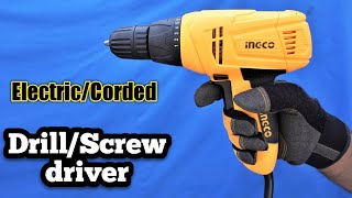 electric drillcorded drillingco toolselectric screwdrivermini drillscrew driver [upl. by Hiamerej562]