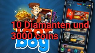 💎10 Diamanten und 3000 coins💎✅ neuer Lootboy Code 💎 [upl. by Wolfe]